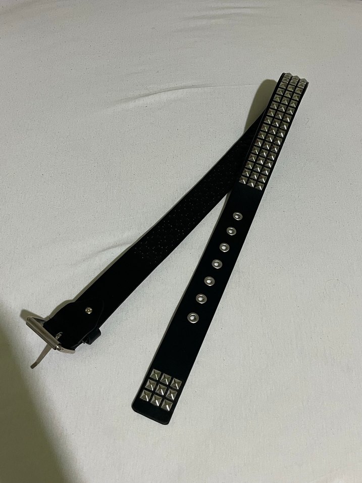 Siyah Zımbalı Kemer - Görsel 2