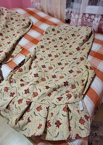 2 adet vintage tekli çekyat örtüsü - Görsel 4