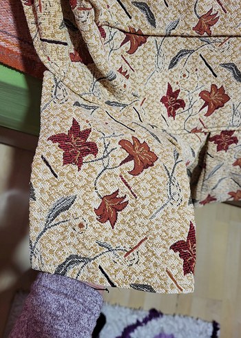 2 adet vintage tekli çekyat örtüsü - Görsel 3