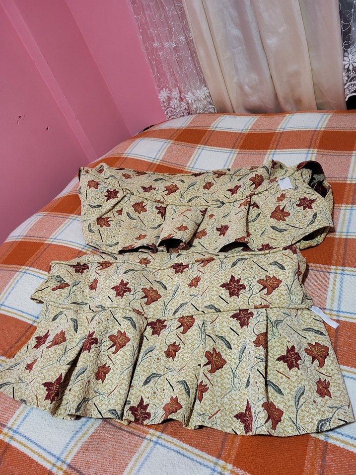 2 adet vintage tekli çekyat örtüsü - Görsel 5