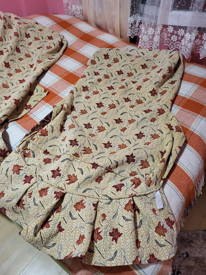 2 adet vintage tekli çekyat örtüsü - Görsel 4