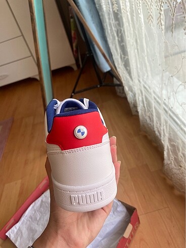 45 Beden beyaz Renk Puma BMW sneaker ayakkabı 46 numara