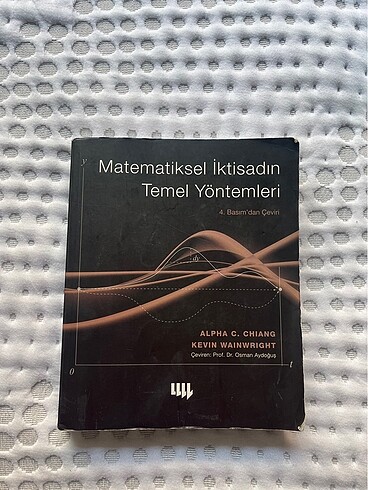 Matematiksel iktisadın temel yöntemleri