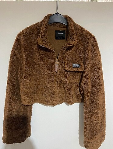 Crop ceket