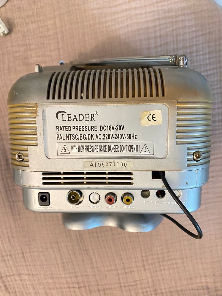 LEADER renkli mini nostalji tv - Görsel 5