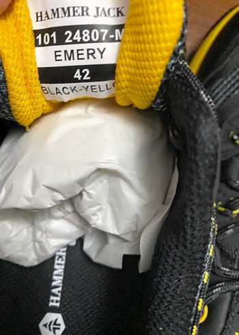 Sarı Siyah orjinal Erkek Outdoor Spor Ayakkabı - Görsel 5