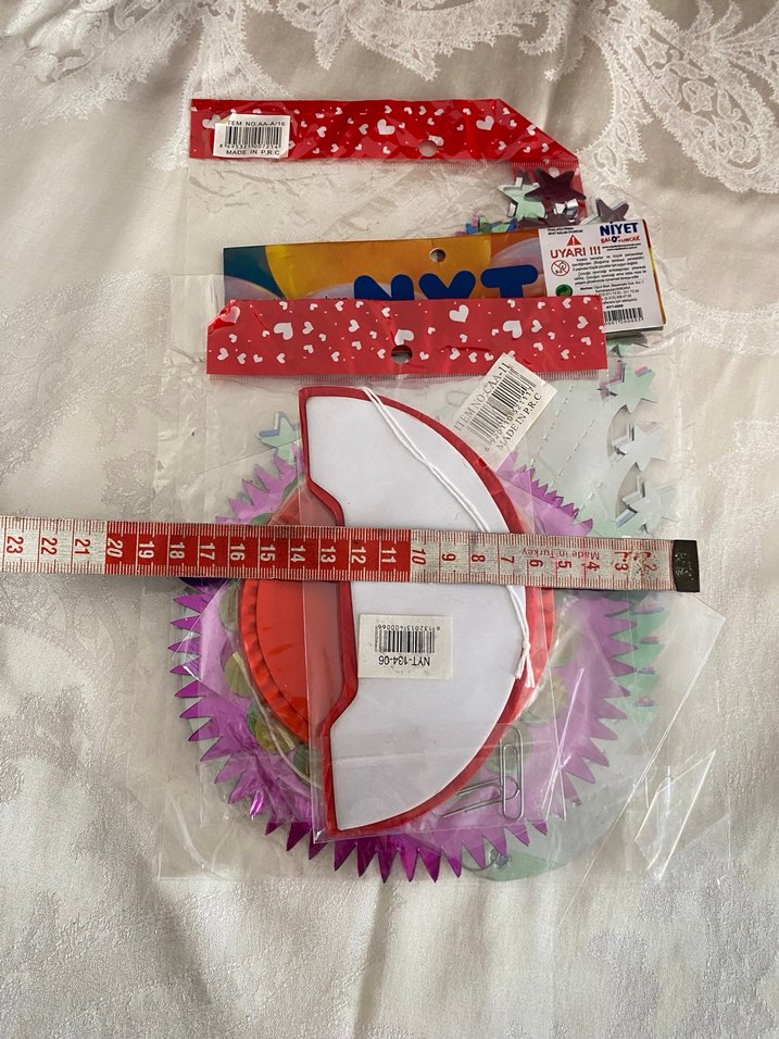 Renkli Parti Süsleri Seti 5+5 - Görsel 5