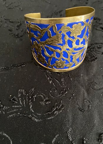 Beden Mavi Desenli metal Bohem Kadın Bileklik