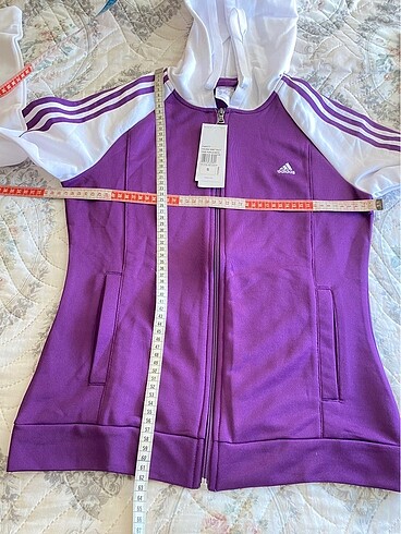 s Beden mor Renk Adidas orjinal eşofman üstü