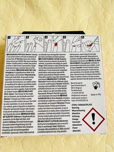 Kırmızı stiletto takma tırnak - Görsel 2