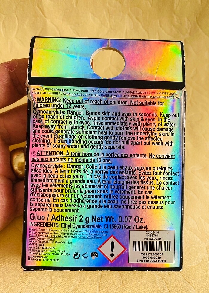 Beyaz takma tırnak - Görsel 2