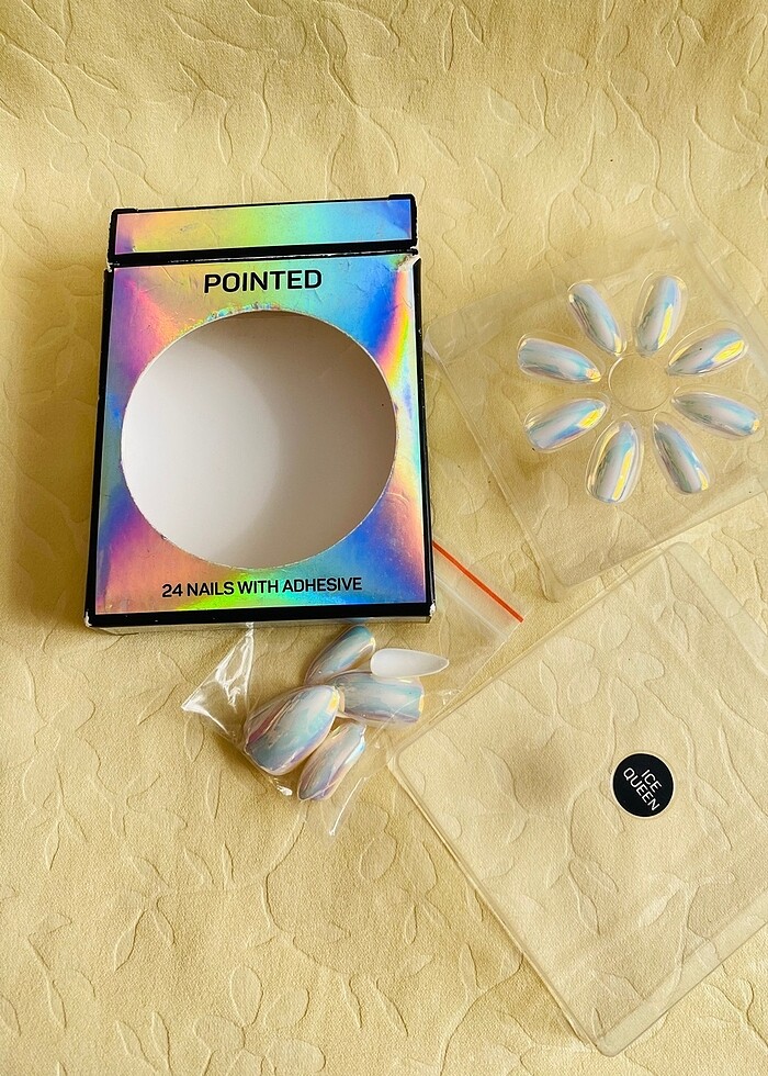 Beyaz takma tırnak - Görsel 5