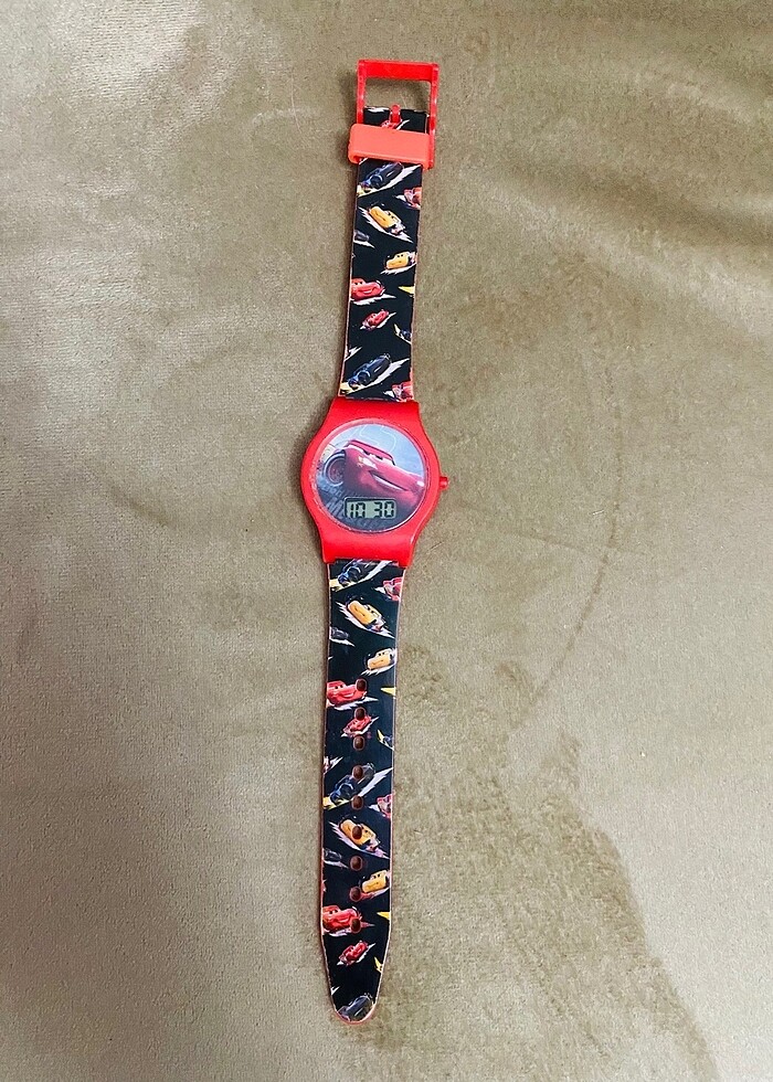 Disney araba (car) çocuk saati - Görsel 3