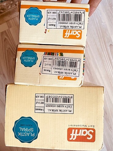 Sarff 3 adt plastik spiral (8mm/14mm) - Görsel 4