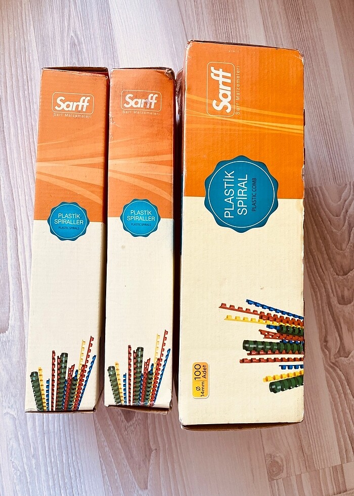 Sarff 3 adt plastik spiral (8mm/14mm) - Görsel 3