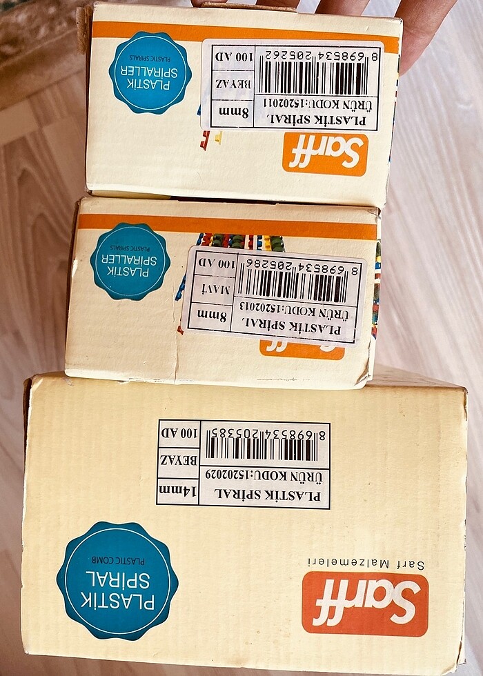 Sarff 3 adt plastik spiral (8mm/14mm) - Görsel 4