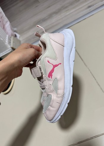 Kız Çocuk Pembe Velcro Spor Ayakkabı - Görsel 2