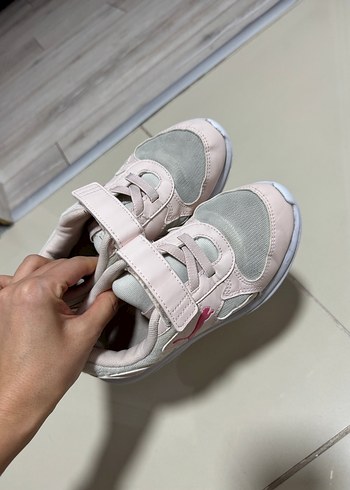 Kız Çocuk Pembe Velcro Spor Ayakkabı - Görsel 3