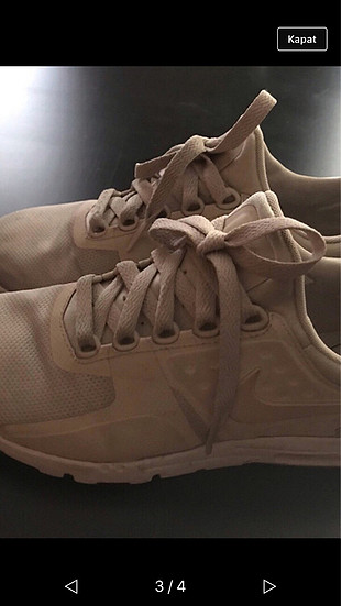 38 Beden bej Renk Orijinal nike ayakkabı