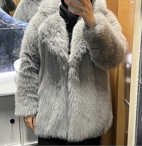 Zara Gri kürk