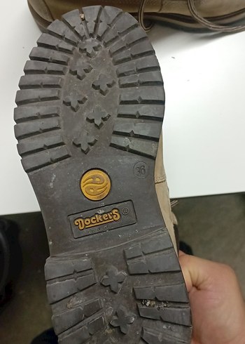 36 Beden Kahverengi Süet Erkek Botları dockers marka