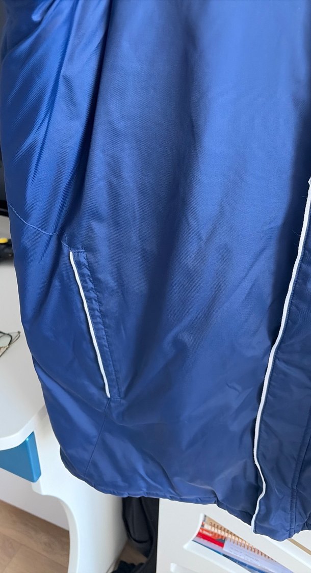 Erkek Lacivert Adidas Spor Mont - Görsel 3