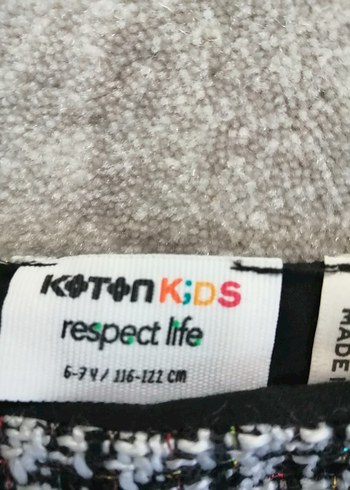 Kız Çocuk Gri Ekose Jile Elbise - Görsel 4