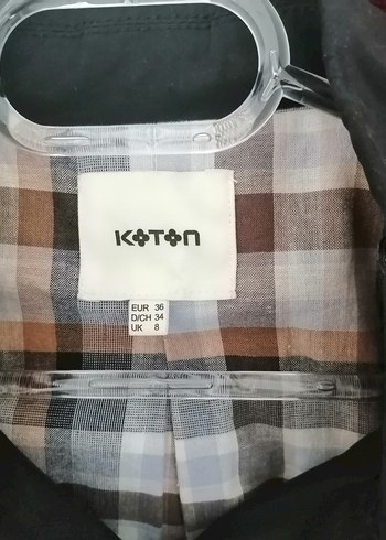 Koton Kısa Trençkot - Görsel 3