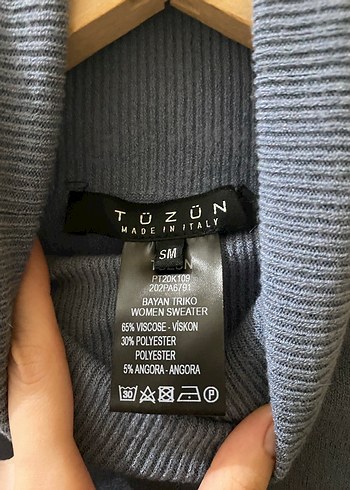 Tüzün Boğazlı Kısa Kollu triko Kazak