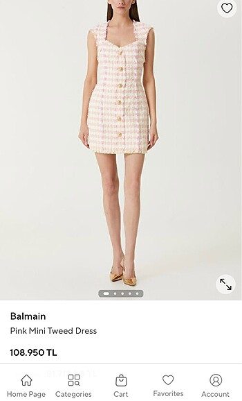 Balmain Balmain elbise