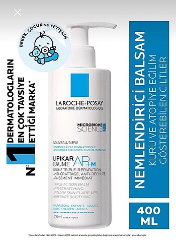Lipikar Baume AP+M 400 ML