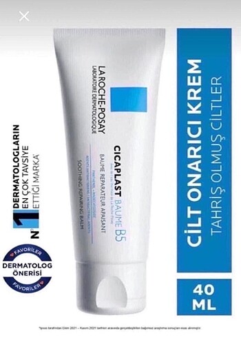 Cicaplast Baume B5 Bakım Kremi 40 ml