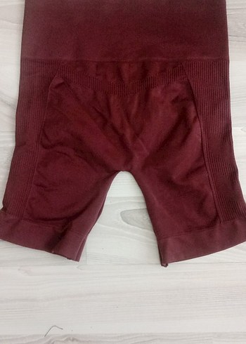 Bordo Kadın Spor Tayt Midi Boy