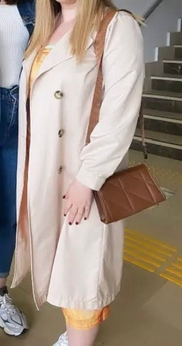 Bej Midi Trençkot - Görsel 2