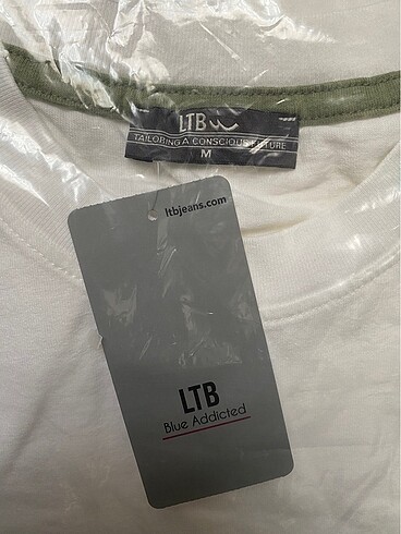 m Beden beyaz Renk LTB Tshirt Tişört