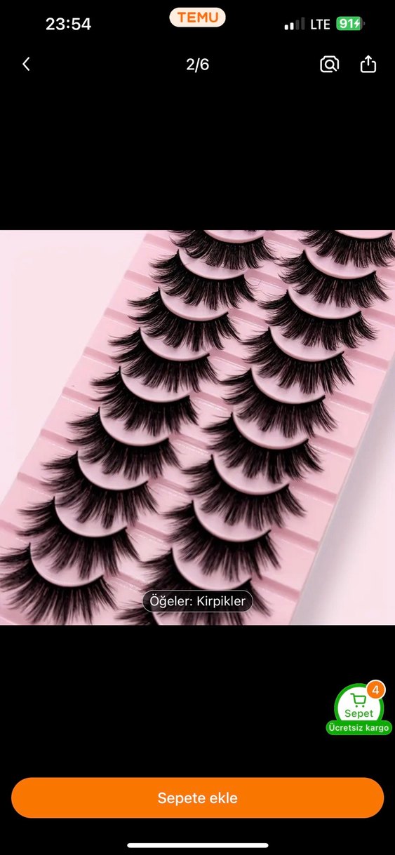 9 Çift Takma Kirpik - Görsel 2