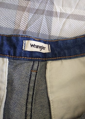 Wrangler Kadın Lacivert Mini Denim Şort