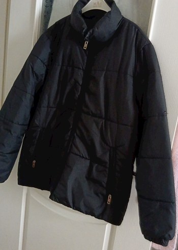 Siyah Fermuarlı erkel Kışlık Mont - Görsel 6