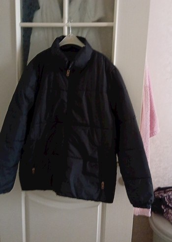 Siyah Fermuarlı erkel Kışlık Mont - Görsel 8