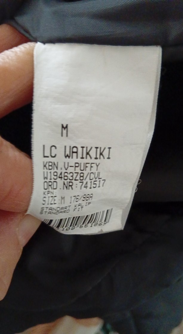 Siyah Fermuarlı erkel Kışlık Mont - Görsel 4