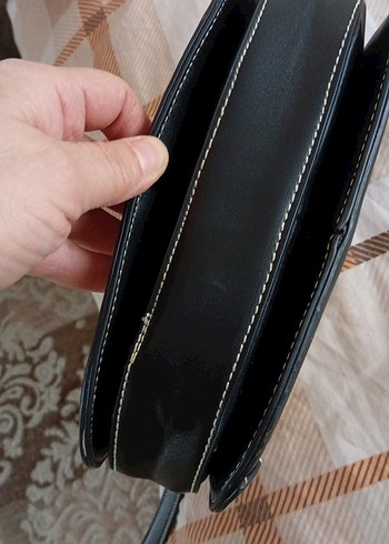 Bej Deri Tokalı Kadın Çanta - Görsel 5