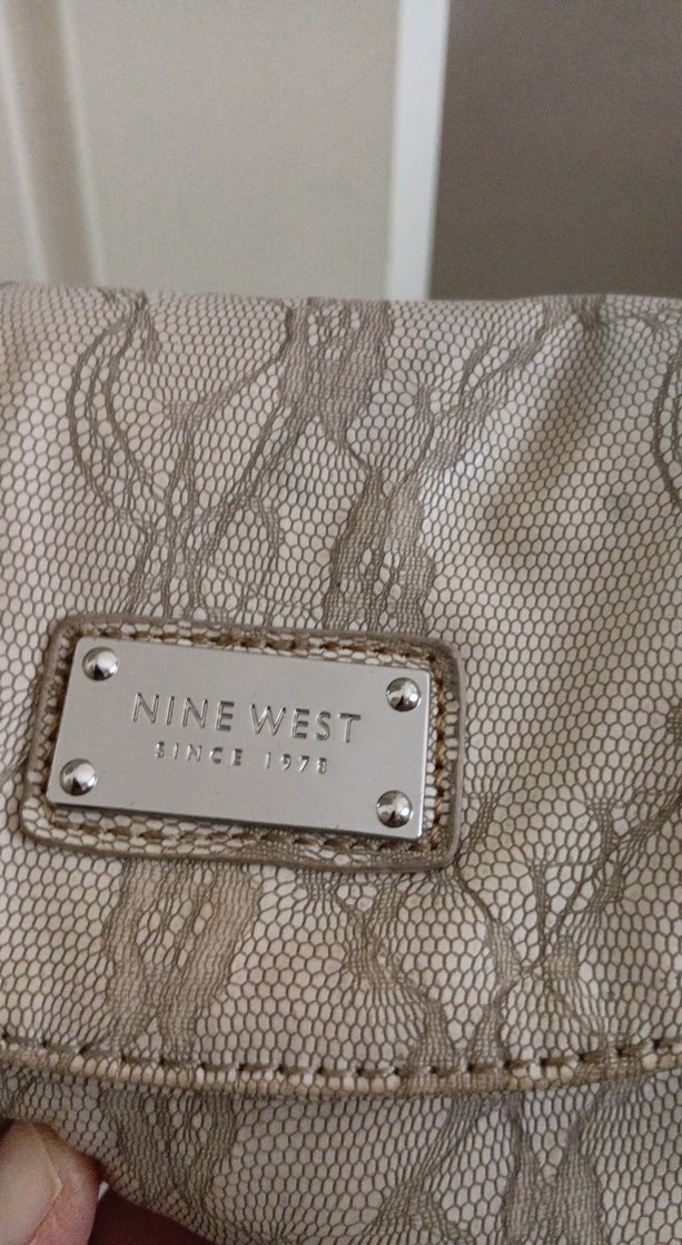 Dantel Detaylı Bej Kadın Deri Çanta - Görsel 5