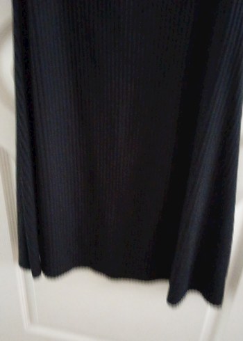 Siyah Drapeli Midi Gotik Elbise - Görsel 2