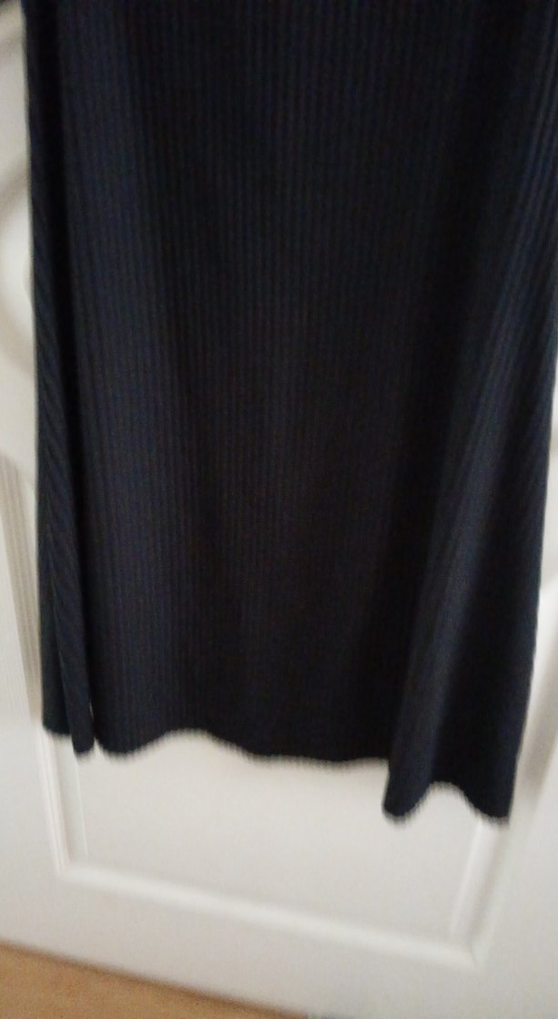 Siyah Drapeli Midi Gotik Elbise - Görsel 2