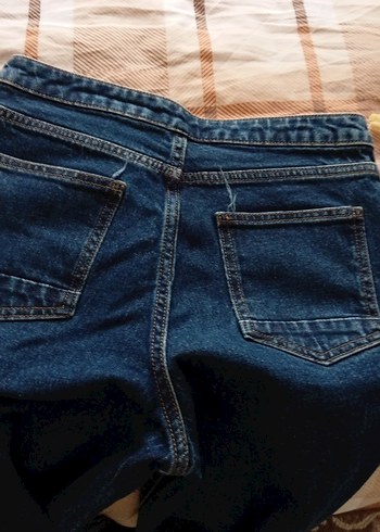 Düğmeli,  Kadın Kot Pantolon - Görsel 8