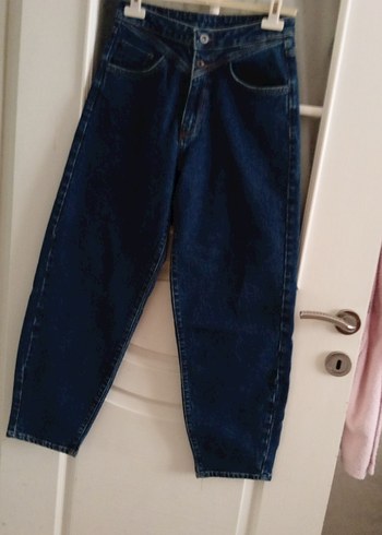 Düğmeli,  Kadın Kot Pantolon - Görsel 11