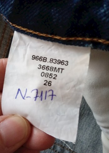 Düğmeli,  Kadın Kot Pantolon - Görsel 7