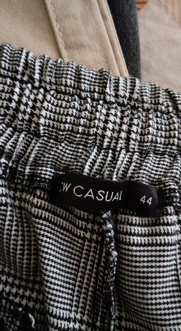 Gri Kemerli Rahat Kesim Kadın Keten Pantolon - Görsel 3