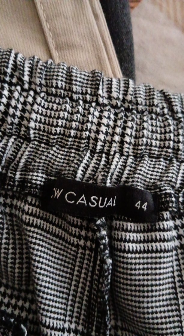 Gri Kemerli Rahat Kesim Kadın Keten Pantolon - Görsel 2