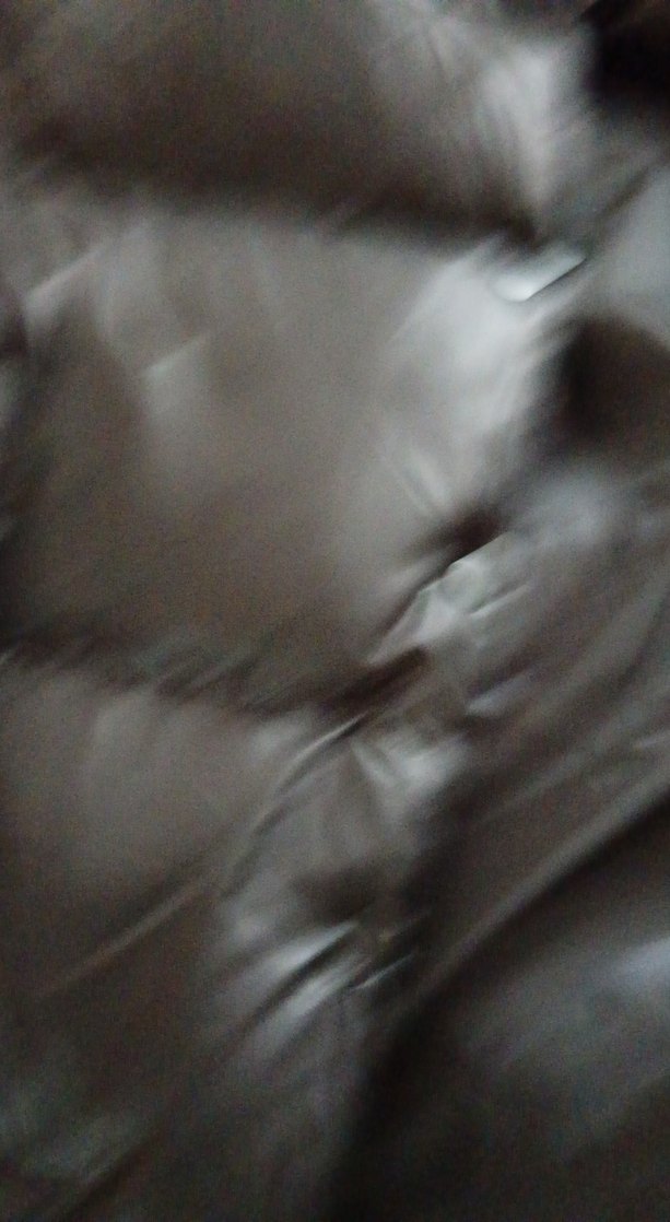 Siyah Deri Kadın Kışlık Mont, Düğmeli, Yüksek Yaka - Görsel 5